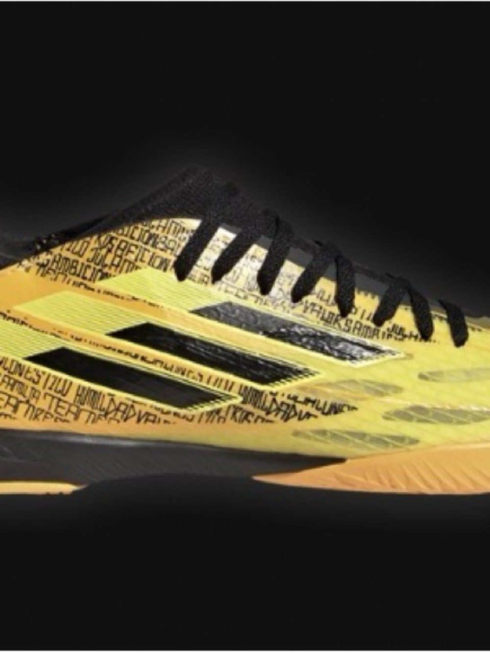 adidas Yellow and Black Men's Soccer Cleats